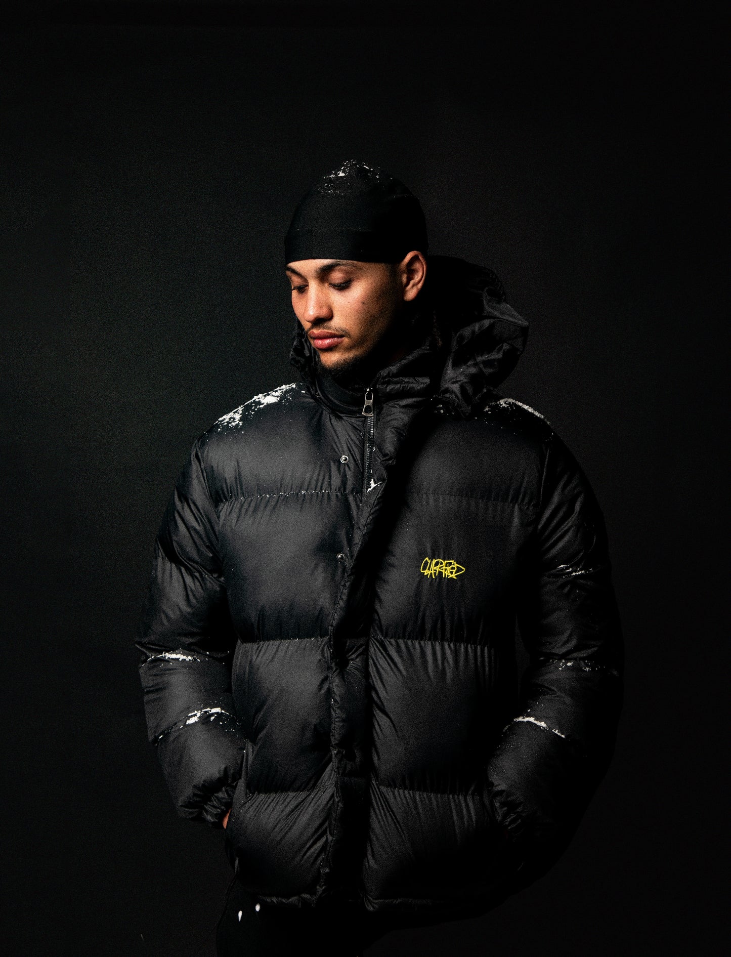 "01 the black puffer jacket