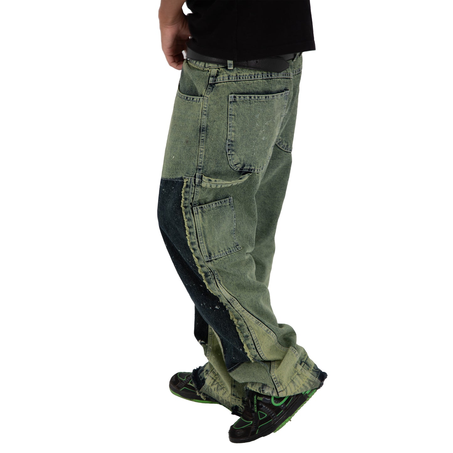 FLARE DENIM - GREEN "MEN"