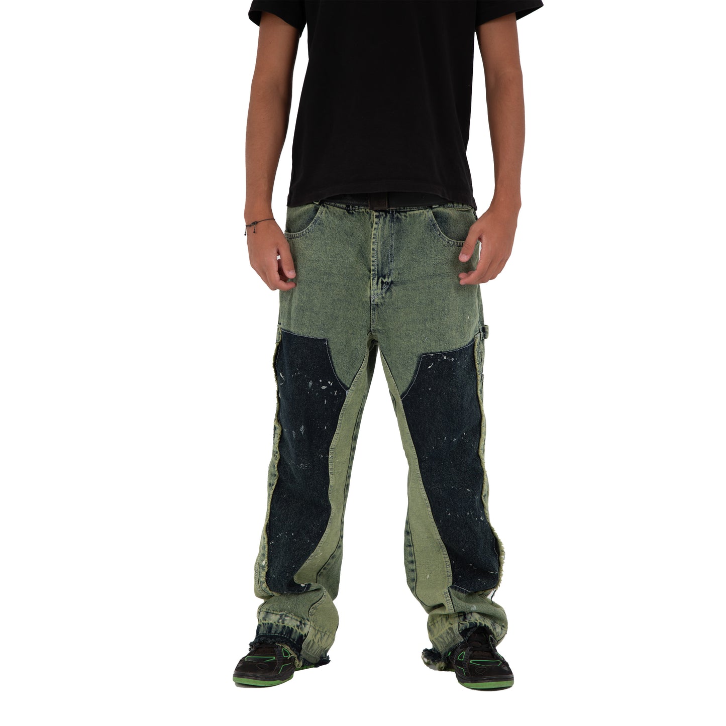 FLARE DENIM - GREEN "MEN"