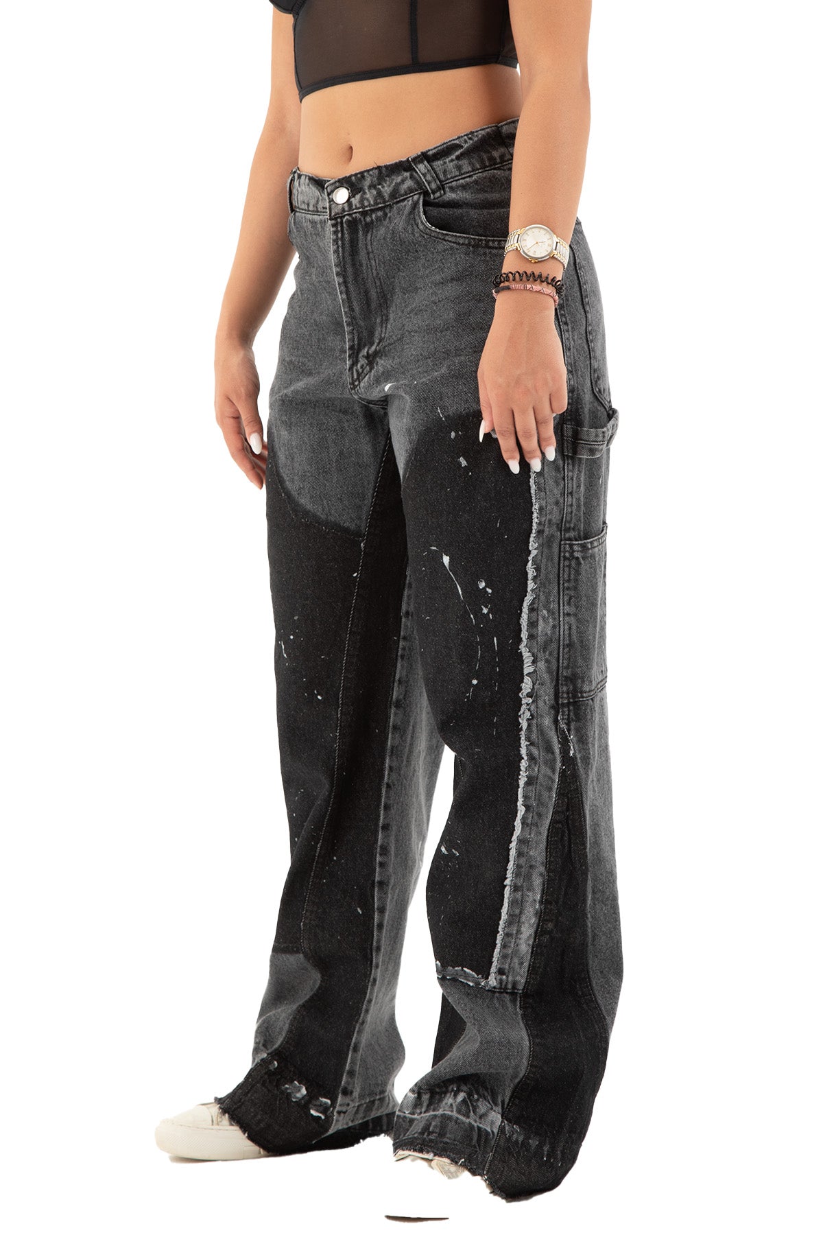 FLARE DENIM - BLACK “WOMEN”