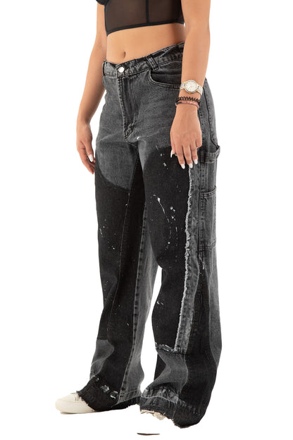 FLARE DENIM - BLACK “WOMEN”