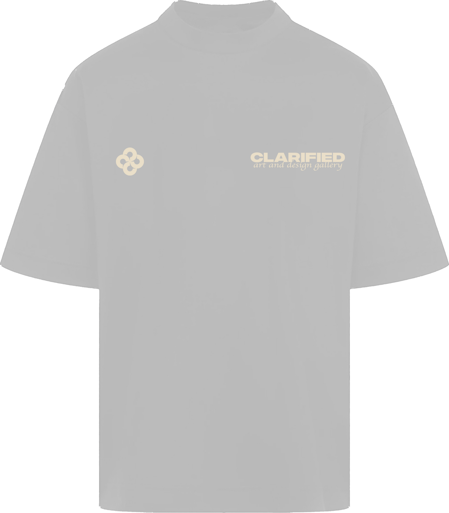 LIGHT GRAY BOXY-FIT TSHIRT
