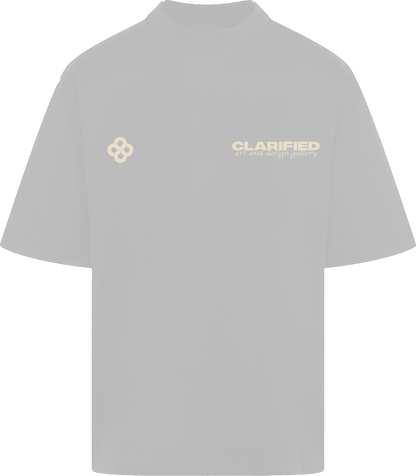 LIGHT GRAY BOXY-FIT TSHIRT