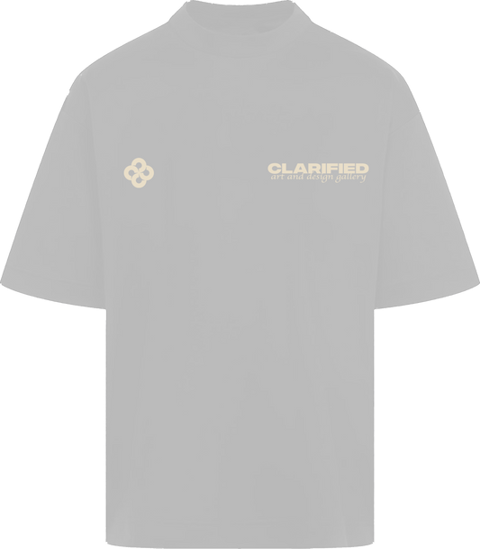 LIGHT GRAY BOXY-FIT TSHIRT
