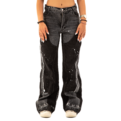 FLARE DENIM - BLACK “WOMEN”