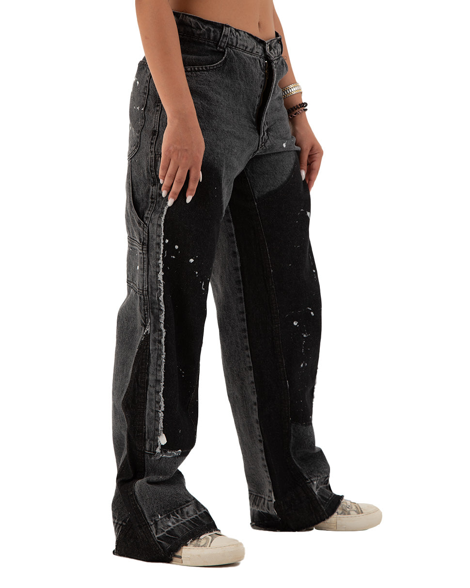FLARE DENIM - BLACK “WOMEN”